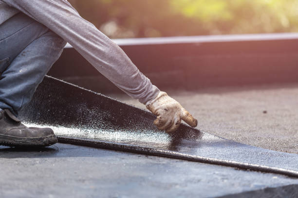 Professional Basement Waterproofing technician working in Hanover, OH